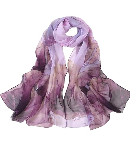 Echarpe Soie Femme Chale Femme Mousseline de Soie Elégant Retro Foulard en Soie Fine Respirant Transparent Chifon Scarf 160 * 50cm - Prêt-à-Porter Echarpe Soie Femme Chale Femme Mousseline de Soie Elégant Retro Foulard en Soie Fine Respirant Transparent Chifon Scarf 160 * 50cm - Prêt-à-Porter