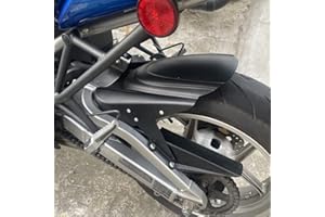 LORABABER Motocicleta Trasera Hugger Fender Guardabarros Cubierta Neumático Protección contra Salpicaduras Compatible con Versys 650 KLE650 Versys650 2007-2024 2016 2017 2018 2019 2020 2021 2022 2023 (Negro)