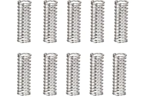 MACHSWON Compressed Spring for Furniture Screen Doors Lawn Mowers Repair Projects Stainless Steel Compression Spring 7mm OD 0.7mm Wire Size 30mm Free Length 10pcs