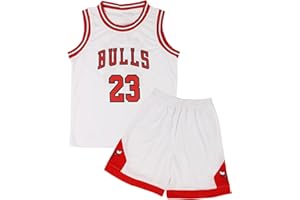 FUTERLY Maglia Basket Bambino, Completo Basket Bambino,Completino Basket Bambini, Completo Basket Ragazzo, Canotta Basket Bambino + Pantaloncini