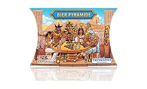 Bier Pyramide - Das legendäre Trinkspiel, lustiges Partyspiel für Erwachsene Karten-Spiel / Katertag Trinkspiele