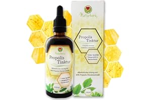 ‎NATURHERZ Naturherz Propolis Tinktur - hochdosiertes 40% reines Propolis - MADE IN GERMANY: Echte Imker-Qualität - 100% Natur - Apotheken-Qualität - 100 ml