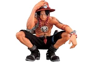 Hilloly 1 PCS One Piece Portgas·D· Ace -Figuren, Piratenfiguren Nautischer König Geeignet Desktop-Dekoration Cake Topper One Piece Anime Dekorationen für Torten, Autos Deko, Tischplatten