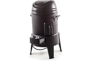 Char-Broil The Big Easy - Fumoir, rôtissoire et barbecue avec technologie TRU-Infrared, finition noire.