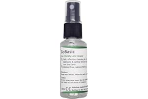 GoBasic Eco Friendly Alcohol & VOC Free Pump Action Lens Cleaning Spray for Spectacles & Glasses 30ml (1 x 30ml)