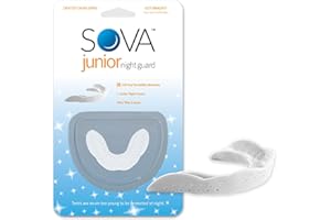 SOVA Junior Mouth Guard for Clenching and Grinding Teeth at Night, Custom-Fit Sleep Night Guard for Kids, Snow White