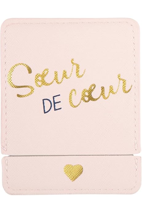 Pochette Super Mamie - Polyuréthane Recyclé 9x14,5cm - Fermeture Éclair - Cadeau Original Grand-Mère - Draeger Paris