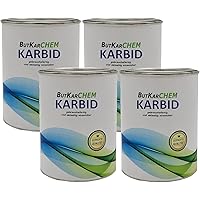 ButKarCHEM 2 Kg Karbit (Kabit Kabitt karbitt Karbit Karbid Steine) nur 3% Staubanteil lang anhaltendes Gas (Karbid Lamp…