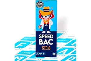 ATM Gaming Speedbac Kids - Jeu de soci&#xE9;t&#xE9; Enfants - Parfait pour Mettre l&apos;ambiance en Famille - 2 &#xE0; 7 Joueurs - Grand Prix du Jouet 2024 - A Partir de 7 Ans