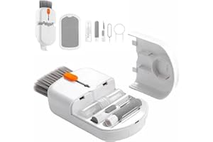 Merwlukt Tastatur Reinigungsset, 10 in 1 Keyboard Cleaner, Handy Cleaning Kit Tastaturreiniger für Handys, Laptop, Tastatur, Kopfhörer, Kamera, PC Zubehör