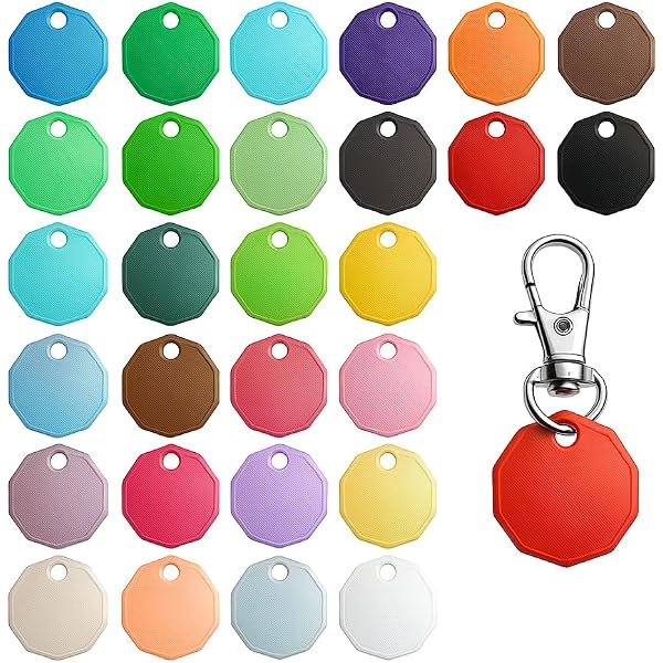 Print It - 20 Gettoni Per Carrello Della Spesa In Plastica Riciclata Con Portachiavi - Multicolore - Imitazione Moneta Da 1 Sterlina