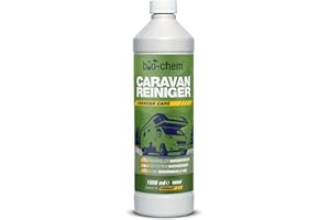 ‎BIO-CHEM bio-chem Caravan- und Wohnmobil-Reiniger - Extra Starkes Konzentrat - 1000 ml - Reiniger für Wohnmobile, Wohnwagen, Vorzelte, Regenstreifenentferner - Made in DE