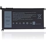Oyomba WDX0R WDXOR Batterie di Portatili per Dell Latitude 3480 3580 3189 3379, Inspiron15 5378 5565 5567 5568 5578 5579 5368