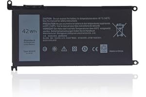 Oyomba WDXOR WDX0R Batería para DELL Latitude 3480 3580 3189 3379, Inspiron15 5378 5565 5567 5568 5578 5579 5368 5767 5770,7560 7570 7573 7579 7460, Vostro 5468 5568 3CRH3 T2JX4