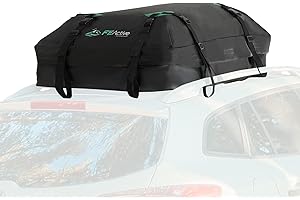 FE Active Dachgepäckträger Tasche Dachkoffer – 428L 100% Wasserfester KFZ-Gepäckträger mit extra breiten Spanngurten, wasserdichte Dachtasche für mehr Stauraum, kompakt faltbare Gepäcktasche fürs Auto