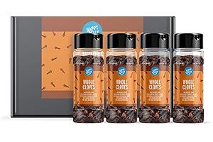 Marchio Amazon - Happy Belly - Chiodi di garofano interi, 112g, 4 confezioni da 28g