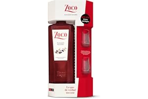 Zoco Pacharán Navarro - Botella Licor 1000 ml + 2 Vasitos de Regalo