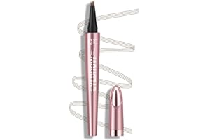 QIC Augenbrauenstift, Microblading Eyebrow Pencil, Wasserfest & Langanhaltend, Präzises Nachzeichnen für Natürliche & Volle Augenbrauen, Cruelty-Free (01 Light Brown)