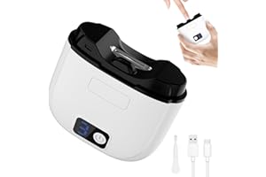 QEWEUUIE Coupe-ongles électrique 3 en 1, coupe et meulage automatiques, avec grattoir à ongles, affichage LED intelligent et lumineux, rechargeable par USB, sans danger pour les bébés, les enfants, les adultes