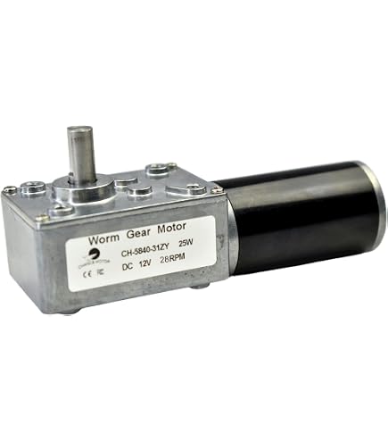 JGY-370 Gleichstrom-Schneckengetriebemotor – 3 U/min Bei 12V, 26,5 Kg·cm Drehmoment, Bürstenbehaftet