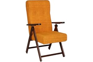 LIBEROSHOPPING.EU - LA TUA CASA IN UN CLIK Poltrona in legno e tessuto imbottito reclinabile 4 Posizioni per casa soggiorno - MOLISANA (Oro)