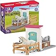 schleich HORSE CLUB — 42569 Horse Stall Extension Play Set for Children, 21 Piece Horse Stable Play Set with Horse Toys for Girls and Boys Ages 5+, Model Specific