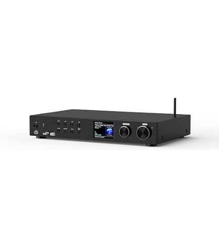 Tuner Hi-Fi DIT2105 - DAB+/Radio Internet/Bluetooth RX/TX, écran Couleur 2.8", Compatible Spotify Et Amazon Music