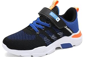 WZRUISEN Scarpe Sportive per Bambini Scarpe da Corsa per Ragazzi Scarpe Estive per Bambini in Rete Semplice e Traspirante
