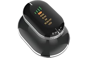 GENZO Radiofrecuencia Corporal - Masajeador Anticelulitico Reductor Potente - Combate la Celulitis en Piernas Gluteos Brazos y Abdomen con Tecnología de Electroestimulación Muscular EMS y Luces LED