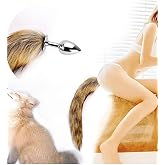 Do it Love - Steel Anal Plug Spigot - Fox Tail - Fancy Spigot - 44cm Tail 28mm Spigot