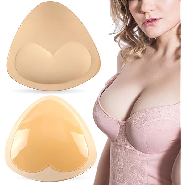 Kit 3 Imbottiture Reggiseno Push Up - Inserti Autoadesivi Per Costume Da Bagno E Bikini