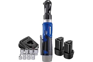 ACDelco ARW1209P-P2S G12 Lithium-Ion 12V (10.8V) Electric 3/8” Cordless Ratchet Wrench Set Power Tool Kit