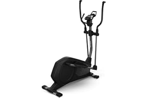 K KETTLER Kettler Vélo elliptique Optima 400 | Masse d'inertie de 14 kg | 10 programmes d’entraînement | 15 Niveaux de résistance |Système de freinage magnétique |Rouleaux de Transport | Capteurs de pouls