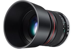 JINTU 85mm F1.8 MF Teleobjektive Portraitobjektiv EF Kompatibel mit Canon EOS SLR Kameras 4000D 2000D 1100D 1200D 1300D 200D 800D 650D 750D 550D 80D 90D 60D 5D III IV 6D Rebel T8i T7i T7 T6 T6s T5i