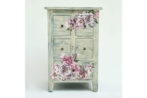 Redesign with Prima Décor Transfers® - Dreamy Florals - 3 fogli adesivi da parete fai da te, decorazione per trasferimenti da tavolo, decorazioni natalizie, regali per uomo, donna e bambino