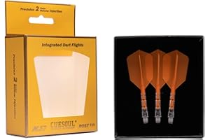 CUESOUL ROST T19 Asta per Freccette Integrata e Forma Sottile, Set di 3