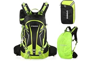 TOMSHOO Mochila Ciclismo 20L/30L Impermeable para Excursionismo Ciclismo Alpinismo Senderismo Camping al Aire Libre con Cubie
