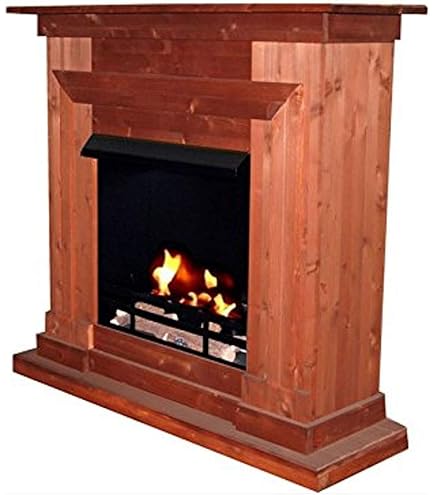 Ethanol Kamin Lucy - Hochglanz Weiß Raumteiler Inkl. Brennstoff & Steine