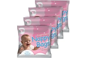 ZYBUX - Jumbo Packs Fragranced Nappy Disposable Bags (4x200) - 800 bags