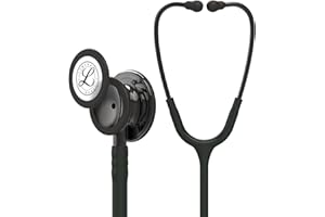3M Littmann Classic III Stethoskop zur Überwachung, 5811, Smoke-Finish Bruststück, schwarzer Schlauch, 69 cm