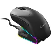 Claw's ZYRA 24000 Dpi Pixart PAW 3311 RGB Dock & Ekstra USB Port - Makro Yazılım - PTFE Kaplama Ultra Hafif 45gr Kablosuz Gam
