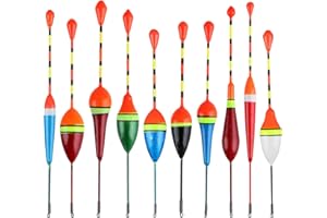 Hugfads Angelpose Forellenschwimmer Set,Angelzubehör,Posen,Forellen Posen,Schwimmer aus Balsaholz,Hochwertiger Schaumstoff,Leicht und tragbar,Hoher Auftrieb,Für Verschiedene Angelarten