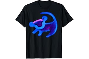 Disney Lion King Simba Cave Painting Blue Hue Maglietta