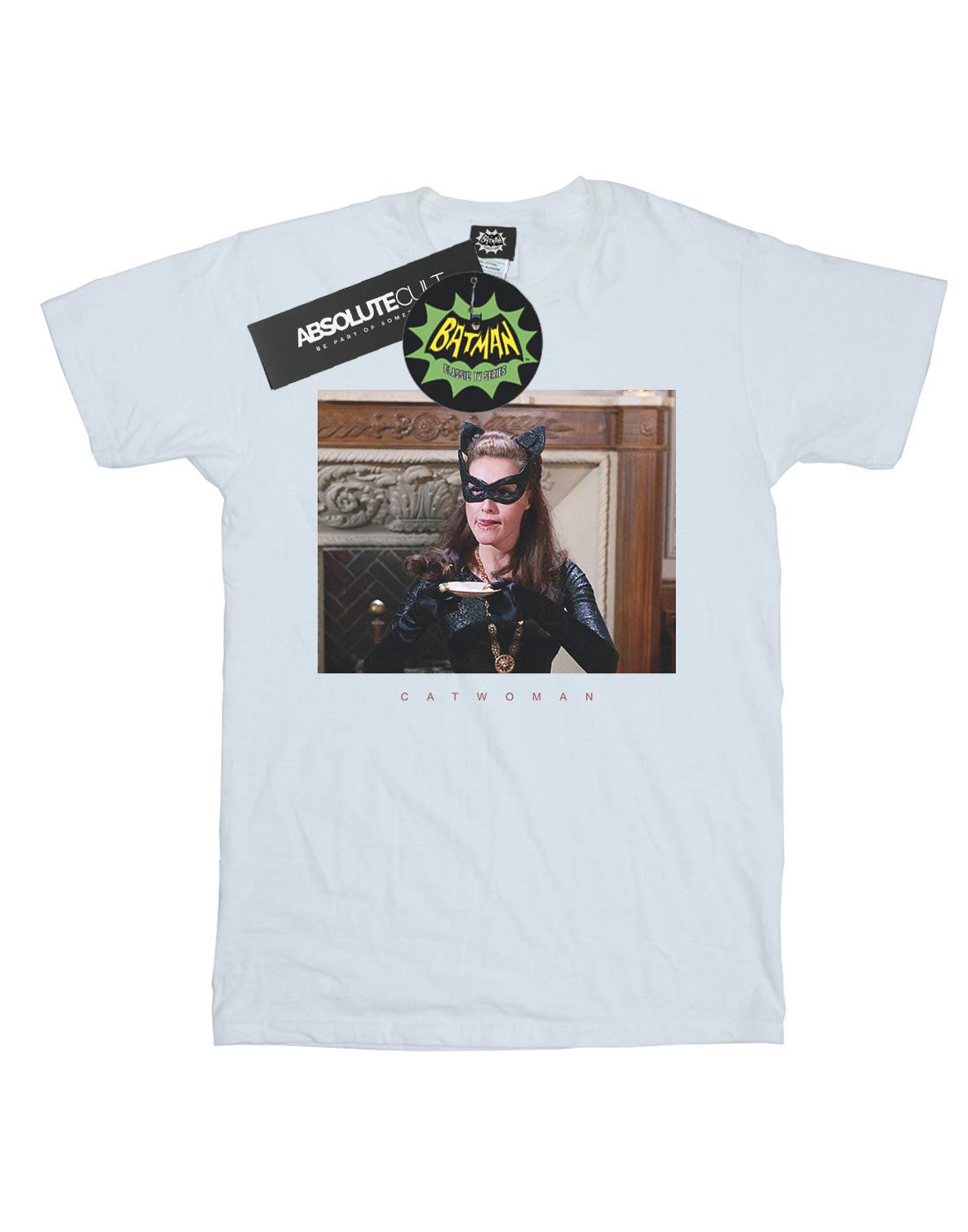 DC-Comics-Mdchen-Batman-TV-Series-1966-Catwoman-Photo-T-Shirt