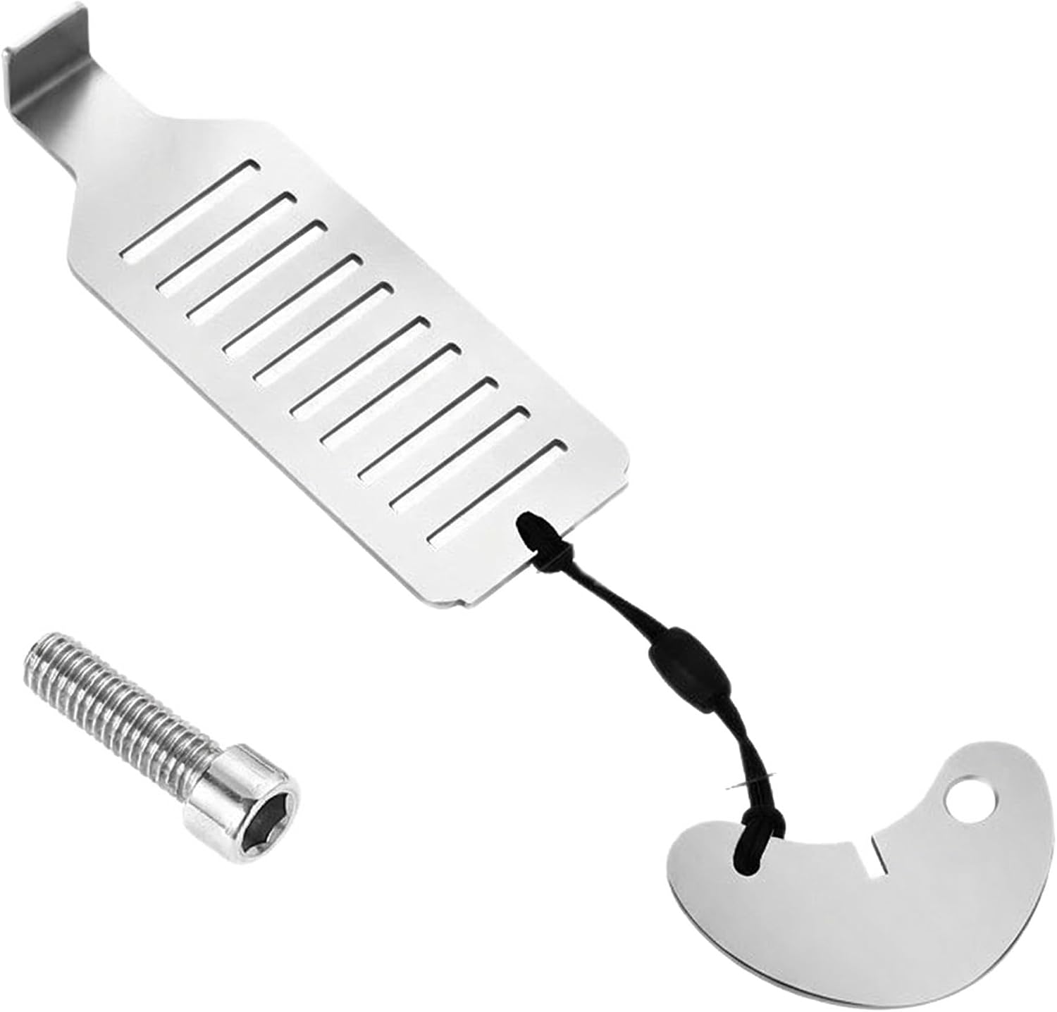 Door Lock for Home Travel Hotel Portable Security Lock Equipment with Adjustable Screws Inward Swinging Door to Enhance, 8.4x3x1.1cm
