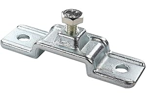 KR PARTS Rungenhalter | mit Feststellschraube | M10 | Bock | zum Unterschrauben | zum Schrauben | Schrauben | Bolzen | Schraube | Halter | Anhängerzubehör | Ersatzteile