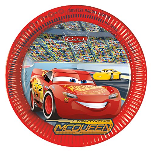36-teiliges Disney PIXAR Party-Set Cars 3 – Teller Becher Servietten für 8 Kinder - 2