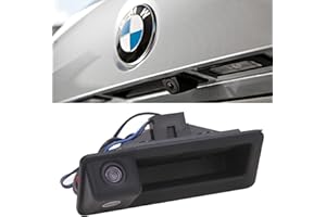 Honeyhouse Samochodowa kamera cofania, kąt widzenia 170 stopni zintegrowany w uchwycie bagażnika widok wsteczny HD noktowizor kamera cofania parkowania do BMW E60 E61 E70 E71 E72 E82 E88 E84 E90 E91 E92 E93 X1 X5