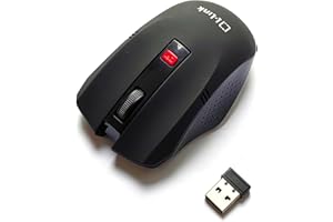 L-LINK Ratón inalámbrico para PC | Ratón Gaming Óptico| Ratón de PC Ergonómico | Sensor Preciso | Apto para Diestros y Zurdos | Conexión USB 2.0 | Navegación Precisa 1600 DPI