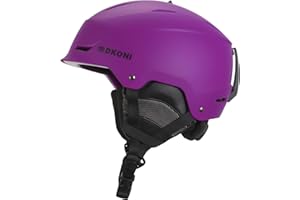 DKONI Ski Helmet, Snowboard Helmet for Men & Women, Three-Stage Adjustable Ventilation System, Durable PC Shell, Snow Sports Helmet for Adults, Youth & Kids